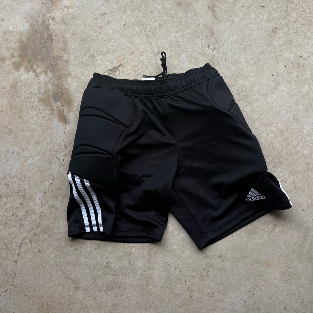 Black Adidas padded shorts (soccer-goalkeepers)